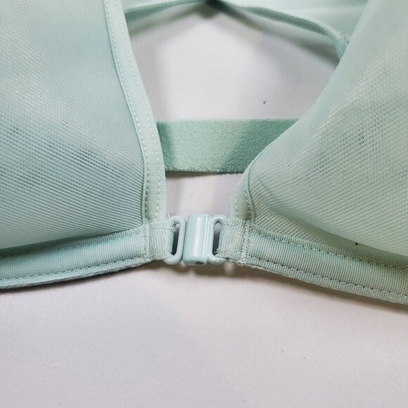 Thirdlove Bare Mesh Front Close Racerback Bra Women 30E NWT Semi Sheer Smooth - Picture 4 of 16